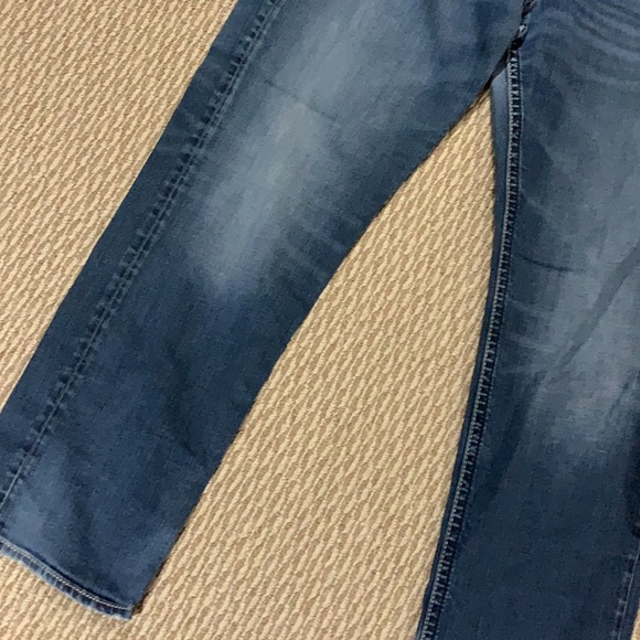 men’s silver jeans - Picture 7 of 14